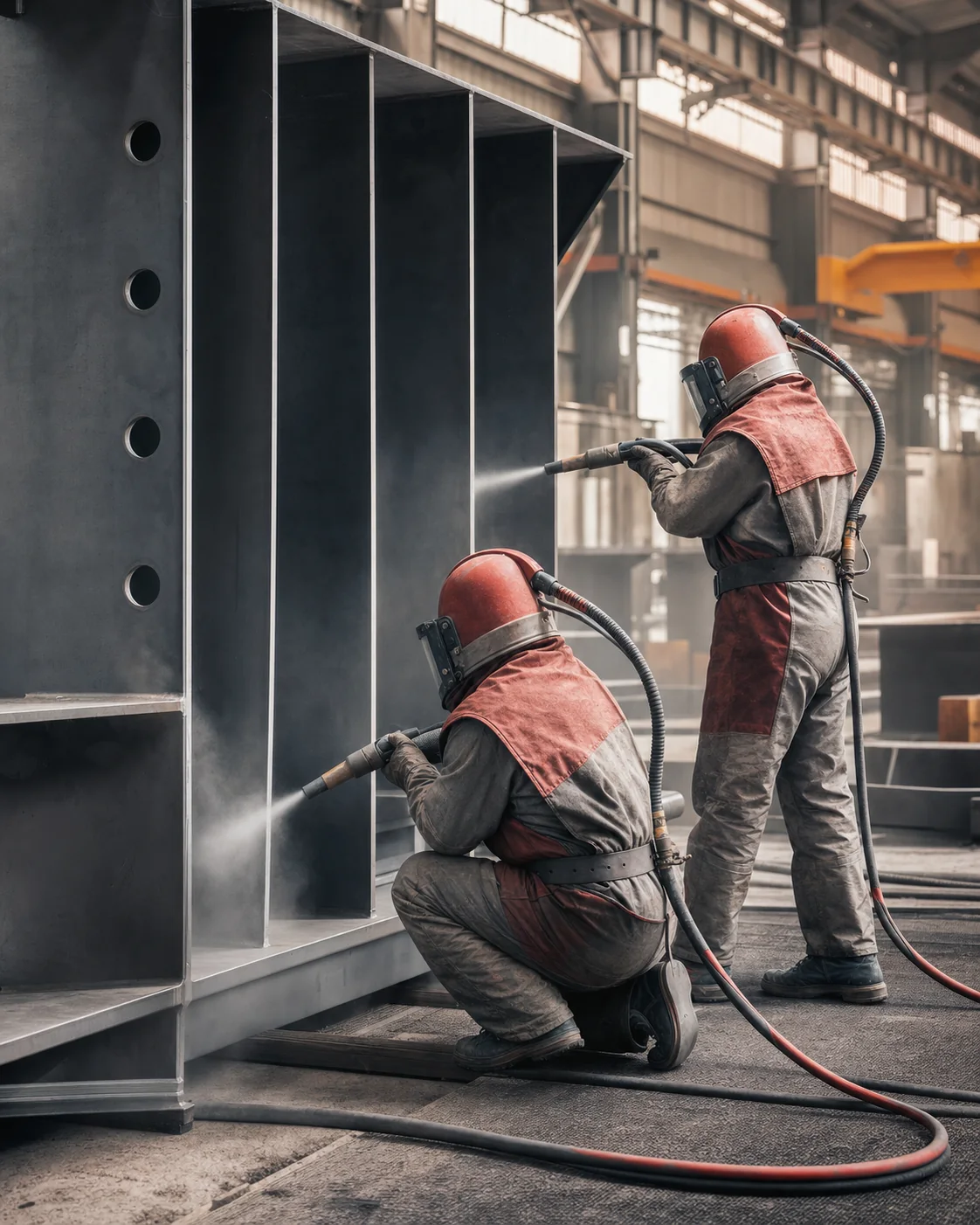 Industrial surface preparation operations