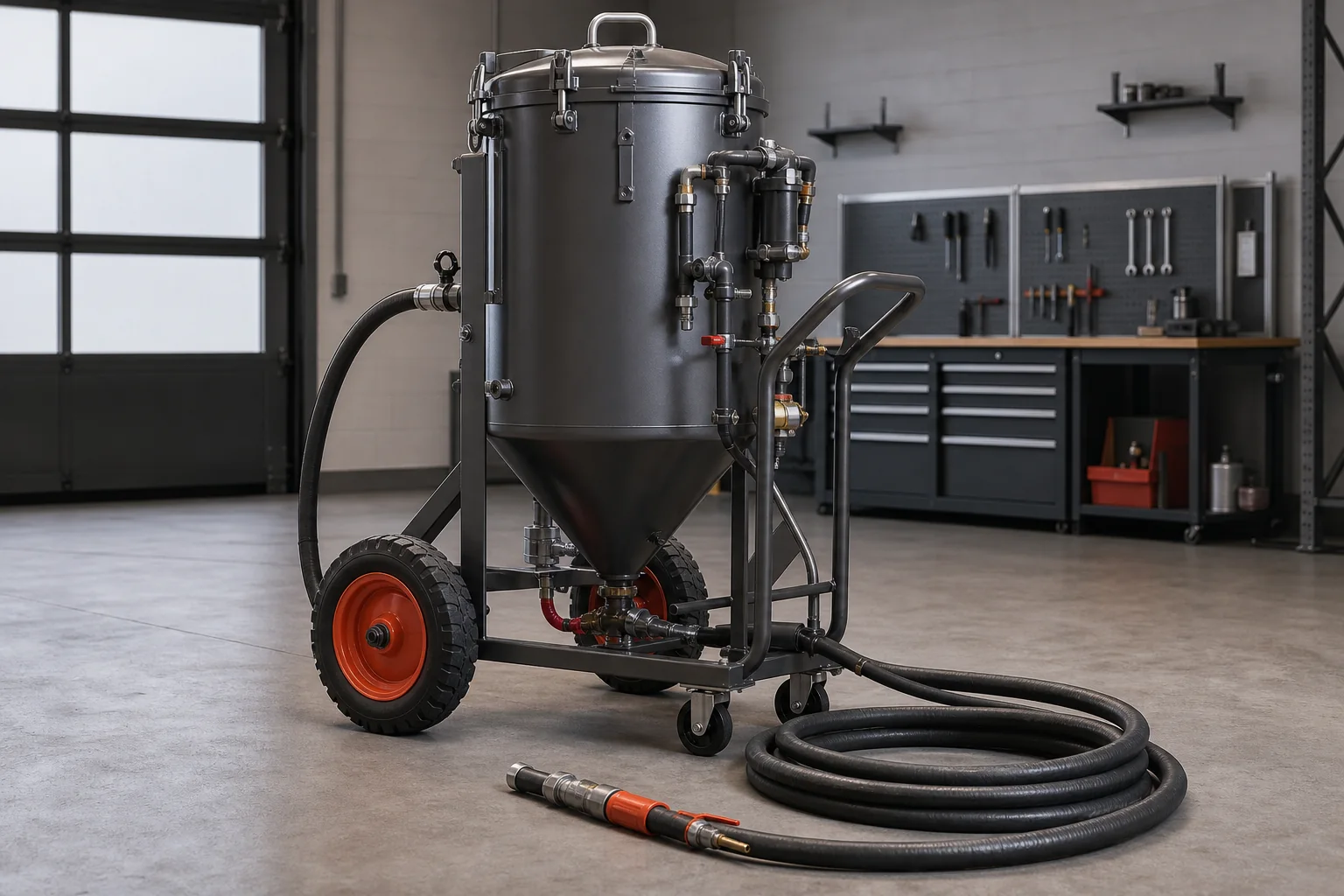100 Ltr Blast Machine