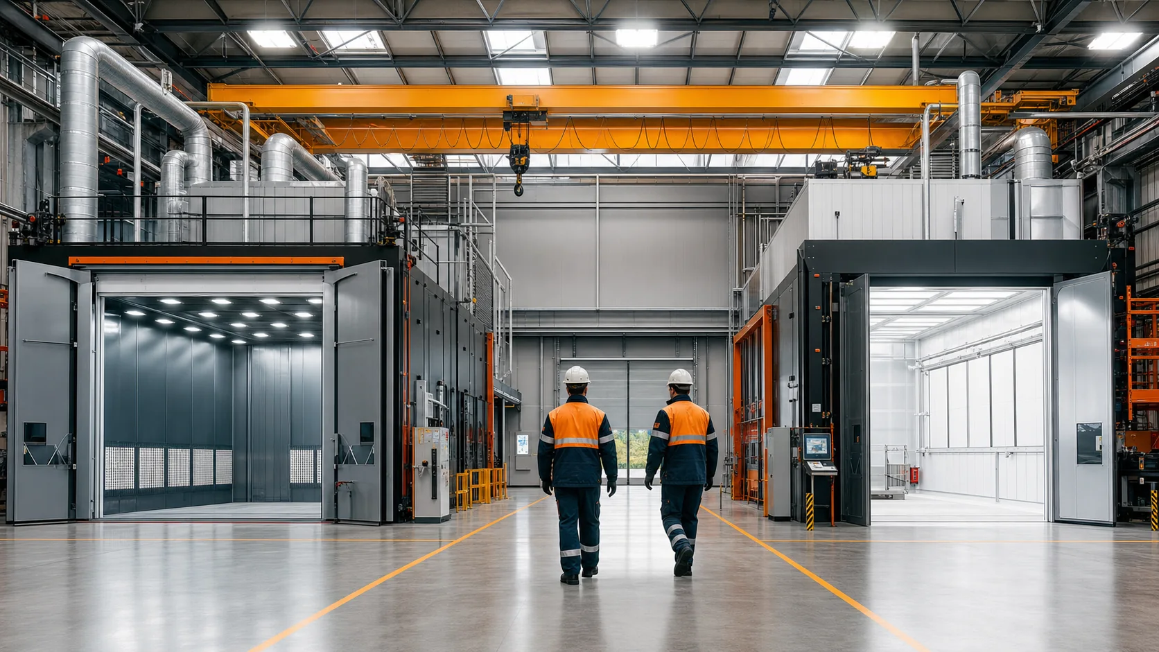 Integrated Blast & Paint Booth